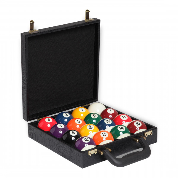 Кейс для бильярдных шаров диаметром 57,2 мм (черный)